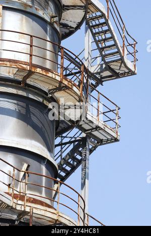 Musée industriel Henrichshuette, Henrichshuette, Rhénanie du Nord-Westphalie, Allemagne, Europe Banque D'Images