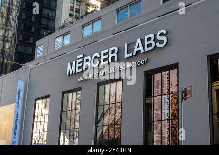 Mercer Labs est un musée d'art et de technologie situé à Lower Manhattan, 2024, New York City, États-Unis Banque D'Images