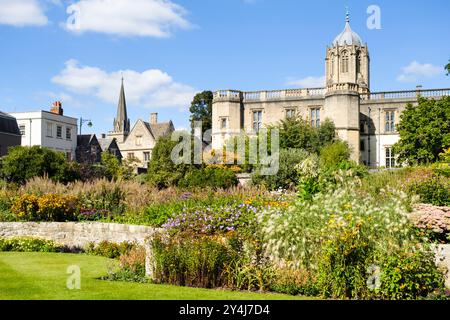 Autour de la ville universitaire d'Oxford, capitale de l'Oxfordshire UK Christchuch College Banque D'Images