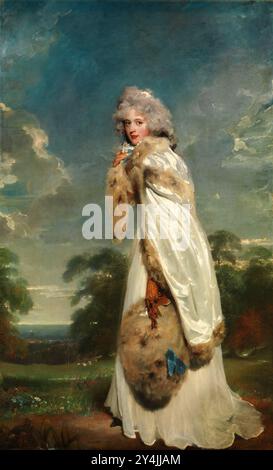 Portrait d'Elizabeth Farren, tableau de Thomas Lawrence Banque D'Images