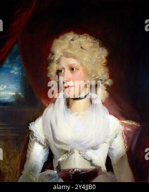 Miss Marthe Carr, 1789, peinture de Thomas Lawrence Banque D'Images