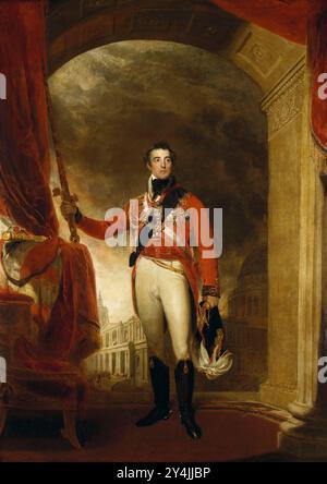 Portrait du duc de Wellington, Arthur Wellesley, le premier duc de Wellington, 1815, tableau de Thomas Lawrence Banque D'Images