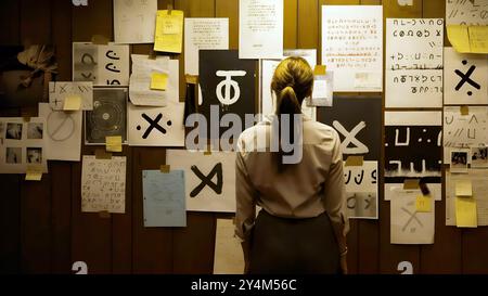 MAIKA MONROE dans LONGLEGS (2024), réalisé par OSGOOD PERKINS. Crédit : C2 Motion Picture Group / Saturn films / album Banque D'Images