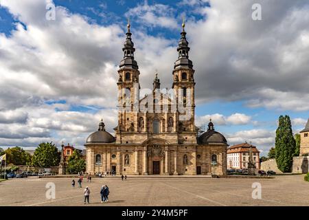 Der Fuldaer Dom créé Salvator, Fulda, Hessen, Deutschland | Fulda Cathedral Sankt Salvator, Fulda, Hesse, Germany Banque D'Images