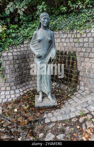 Apollonia statue du saint à Viborg, Danemark Banque D'Images