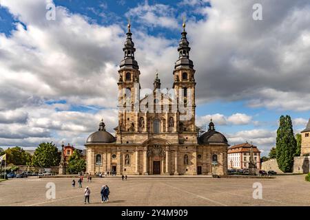 Dom : Salvator Der Fuldaer Dom est composé de Salvator, Fulda, Hessen, Deutschland Fulda Cathedral Sankt Salvator, Fulda, Hesse, Allemagne *** Cathedral St Salva Banque D'Images