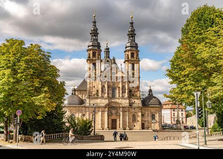 Dom : Salvator Der Fuldaer Dom est composé de Salvator, Fulda, Hessen, Deutschland Fulda Cathedral Sankt Salvator, Fulda, Hesse, Allemagne *** Cathedral St Salva Banque D'Images