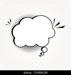 Un objet, élément utilisé dans la collection de bannière de réduction-offre spéciale, et des illustrations d'étiquettes, objet rétro blanc pour modèle de bannière de promotion Illustration de Vecteur