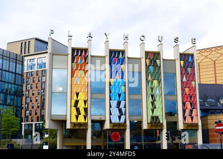 leeds Angleterre : 3 juin 2024 : extérieur du Leeds Playhouse Banque D'Images