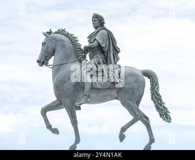 François-Frédéric Lemot - Statue de Louis XIV Banque D'Images