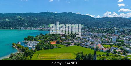 Vue de la région de Bregenz sur le lac de Constance près de Mehrerau Banque D'Images