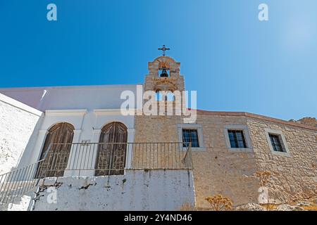 Une église historique sur l'île grecque de Kastellorizo. Banque D'Images