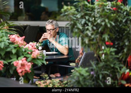 KRACK Mike (ger), directeur de l'équipe et PDG de l'équipe Aston Martin F1 Team, portrait lors du Grand Prix de formule 1 de Singapour 2024, 18e manche du Championnat du monde de formule 1 2024 du 20 au 22 septembre 2024 sur le circuit Marina Bay, à Singapour, Singapour Banque D'Images