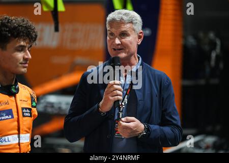 David Coulthard ancien portrait de pilote de F1 lors du Grand Prix de formule 1 de Singapour 2024, 18ème manche du Championnat du monde de formule 1 2024 du 20 au 22 septembre 2024 sur le circuit Marina Bay, à Singapour, Singapour Banque D'Images