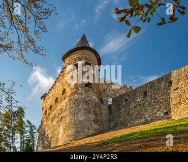 Bastion, style Renaissance, XVIe siècle, au château de Stara Lubovna dans la région de Spis, Carpates occidentales, région de Presov, Slovaquie Banque D'Images