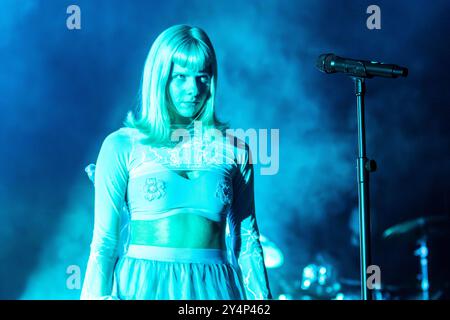 Concert de musique - Aurora - ce qui est arrivé à la Terre 24/ 25 Aurora Aksnes Milan Alcatraz Italie Copyright : xMirkoxFava/TSCKx/xLiveMediax LPM 1525244 Banque D'Images