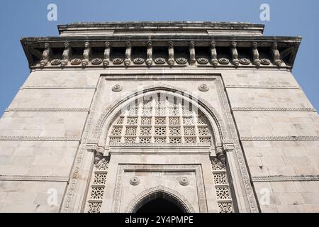 Mumbai, Maharashtra / Inde - 4 janvier 2007 : la vue de la porte de l'Inde à Mumbai. Banque D'Images