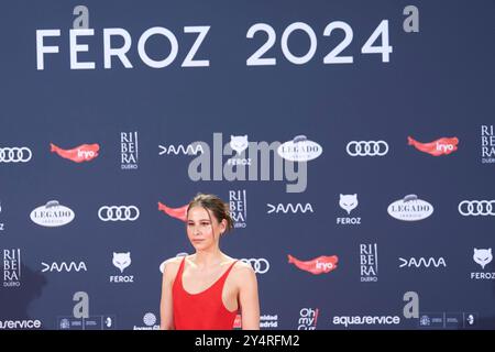 Irene Escolar assiste aux Feroz Awards 2024 - tapis rouge au Palais Vistalegre le 26 janvier 2024 à Madrid, Espagne. Banque D'Images