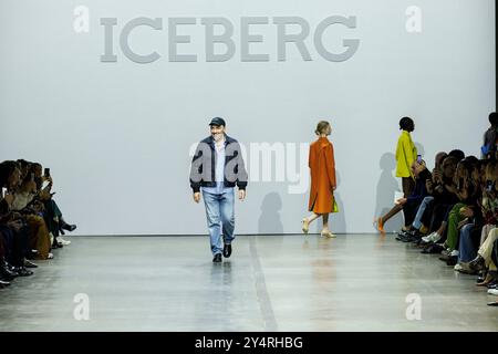 Milan, Italien. 17 septembre 2024. Piste ICEBERG printemps/été 2025 pendant la semaine de la mode de Milan le 2024 septembre - Milan, Italie 17/09/2024 crédit : dpa/Alamy Live News Banque D'Images