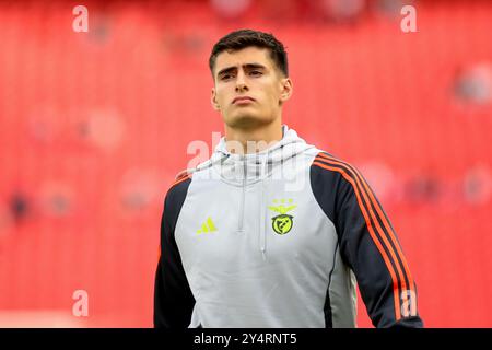 Belgrade, Serbie. 19 septembre 2024. Antonio Silva de Benfica devant le match MD1 de l'UEFA Champions League 2024/25 entre FK Crvena Zvezda et SL Benfica au stade Rajko Mitic le 19 septembre 2024. Crédit : Dimitrije Vasiljevic/Alamy Live News Banque D'Images