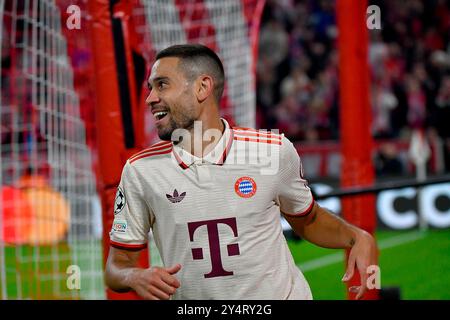 Munich, Deutschland. 17 septembre 2024. 17.09.2024, Allianz Arena, Munich, Ligue des Champions, FC Bayern Munich vs Dinamo Zagreb, sur la photo Raphael Guerreiro (Munich) crédit : dpa/Alamy Live News Banque D'Images