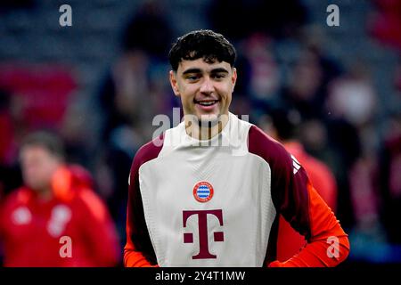 Munich, Deutschland. 17 septembre 2024. 17.09.2024, Allianz Arena, Munich, Ligue des Champions, FC Bayern Munich vs Dinamo Zagreb, sur la photo Aleksandar Pavlovic (Munich) crédit : dpa/Alamy Live News Banque D'Images