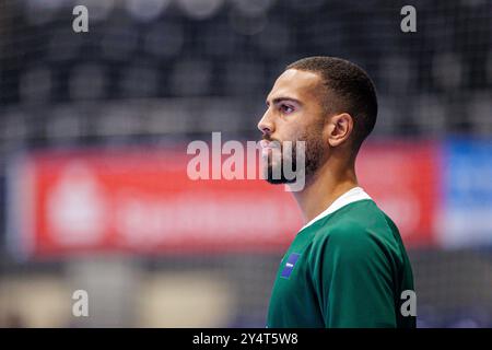 Lemgo, Deutschland. 19 septembre 2024. Philipp Ahouansou (HSG Wetzlar, #19) GER, TBV Lemgo Lippe v. HSG Wetzlar, Handball, 1. Bundesliga, 3. Spieltag, Spielzeit 2024/2025, 19.09.2024 Foto : Eibner-Pressefoto/Jan Rollinger crédit : dpa/Alamy Live News Banque D'Images