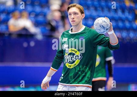 Lemgo, Deutschland. 19 septembre 2024. Justin Mueller (HSG Wetzlar, #25) GER, TBV Lemgo Lippe v. HSG Wetzlar, Handball, 1. Bundesliga, 3. Spieltag, Spielzeit 2024/2025, 19.09.2024 Foto : Eibner-Pressefoto/Jan Rollinger crédit : dpa/Alamy Live News Banque D'Images