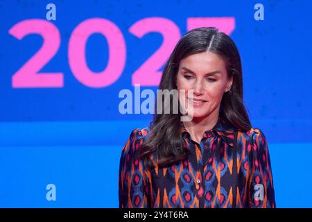 La reine Letizia d'Espagne assiste à l'événement commémoratif de la Journée mondiale de la Croix-Rouge et du Croissant-Rouge au cercle des Beaux-Arts le 30 mai 2023 à Madrid, Espagne. Banque D'Images