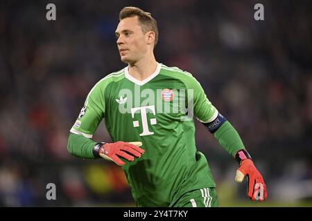 Gardien Manuel Neuer FC Bayern Munich FCB (01) Champions League, Allianz Arena, Munich, Bavière, Allemagne, Europe Banque D'Images