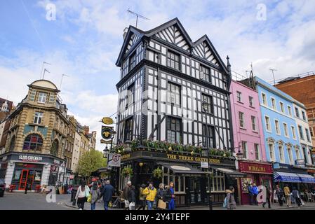 Soho Area, le quartier à la mode et de divertissement à Londres, Royaume-Uni, Europe Banque D'Images