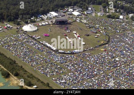 Festival area4 à l'aérodrome de Borkenberge, festival de musique, musique rock Banque D'Images