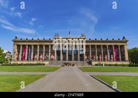 Altes Museum sur l'île aux musées à Berlin, Allemagne, Europe Banque D'Images