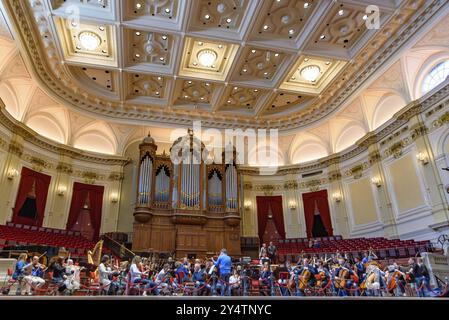 Concert de Royal Concertgebouw Orchestra à Amsterdam Royal Concertgebouw (salle de concert) à Amsterdam, Pays-Bas Banque D'Images