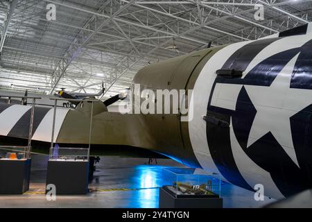 Photographie du Strategic Air Command & Aerospace Museum, près d'Ashland, Nebraska, États-Unis. Banque D'Images