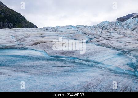 Glacier Herbert à Juneau, Alaska Banque D'Images