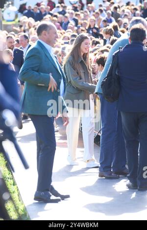 La princesse Sofia visite 2023 exemplaires Arroes, pion et Candanal (Villaviciosa) lors des Prix Princesse des Asturies 2023 le 21 octobre 2023 à Arroes, pion et Candanal (Villaviciosa), Espagne. Banque D'Images