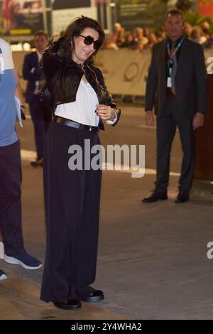 Juliette Binoche arrive à l'hôtel Maria Cristina lors du 71ème Festival international du film de San Sebastian le 28 septembre 2023 à Donostia / San Sebastian, Espagne. Banque D'Images