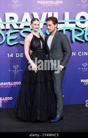 Virginia Gardner, Dylan Sprouse assiste à la première de « Beautiful Disaster » au cinéma Callao le 29 mars 2023 à Madrid, en Espagne. Banque D'Images