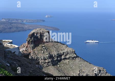 L'île de Santorin, Grèce Banque D'Images