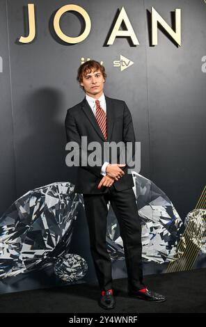 Londres, Royaume-Uni. 19 septembre 2024. Frank Dillane lors du lancement de la série dramatique ITV 'Joan' au Jack Solomans Club, Londres, Royaume-Uni. Note éditoriale : le drame ITV « Joan » est prévu pour le 29 septembre 2024 sur ITV et ITVX. Crédit : LFP/Alamy Live News Banque D'Images