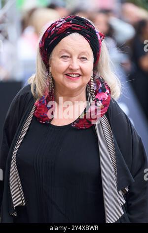 Hanna Schygulla arrive à l'hôtel Maria Cristina lors du 70ème Festival international du film de San Sebastian le 16 septembre 2022 à Donostia / San Sebastian, Espagne. Banque D'Images