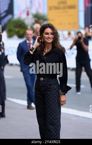 Penelope Cruz arrive à l'hôtel Maria Cristina lors du 70ème Festival international du film de San Sebastian le 16 septembre 2022 à Donostia / San Sebastian, Espagne Donostia / San Sebastian. Espagne. 20220916,. Banque D'Images