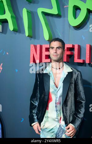 Nicolas Furtado assiste à la première « Rainbow » à la gare de principe Pio le 29 septembre 2022 à Madrid, en Espagne. Banque D'Images