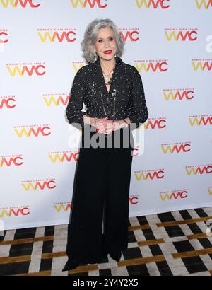 New York, États-Unis. 19 septembre 2024. Jane Fonda présente aux Women's Media Awards 2024 du WMC qui se sont tenus au JW Marriott Essex House le 19 septembre 2023 à New York City, NY © Steven Bergman/AFF-USA. Crédit COM : AFF/Alamy Live News Banque D'Images