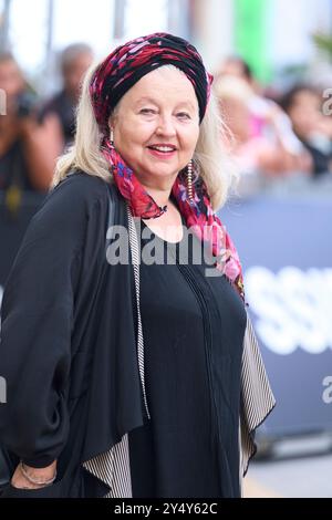 Hanna Schygulla arrive à l'hôtel Maria Cristina lors du 70ème Festival international du film de San Sebastian le 16 septembre 2022 à Donostia / San Sebastian, Espagne. Banque D'Images