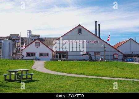 Lieu historique national Gulf of Georgia Cannery - Musée historique de la pêche de la côte ouest - Steveston Village, Richmond, C.-B., Camada. Banque D'Images