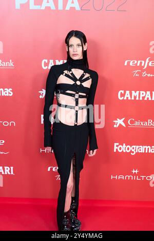 Milena Smit assiste aux Prix 'Fotogramas de Plata' - tapis rouge au théâtre Barcelo le 21 mars 2023 à Madrid, Espagne. Banque D'Images