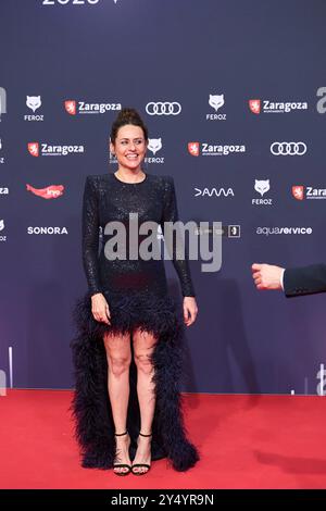 Itziar Ituno assiste aux Feroz Awards 2023 - tapis rouge à l'Auditorium le 28 janvier 2023 à Saragosse, Espagne. Banque D'Images