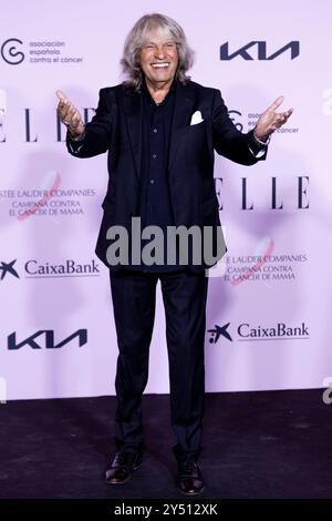 Jose Merce a assisté à ELLE cancer Ball Photocall au Théâtre Royal le 18 octobre 2023 à Madrid, en Espagne. Banque D'Images